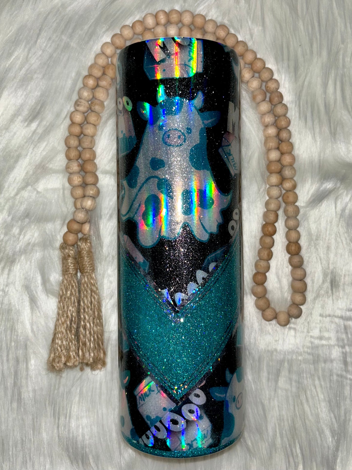 30oz Holographic Cow Tumbler