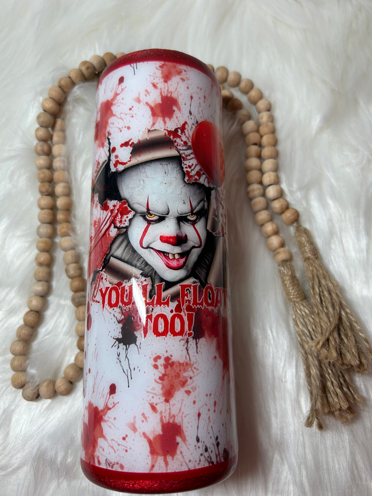 Horror clown 20oz tumbler