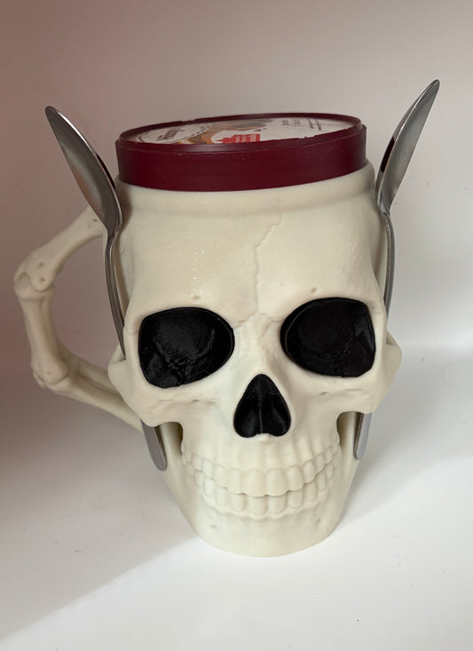 3D Skull Ice Cream Holder