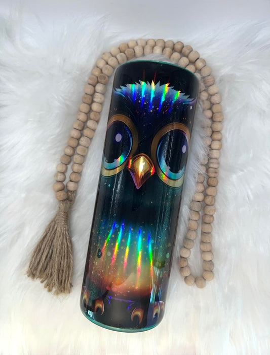 20oz Holographic Owl Tumbler